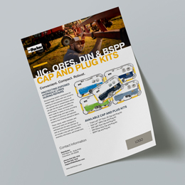 JIC, ORFS, DIN & BSPP Cap and Plug Kits Bulletin