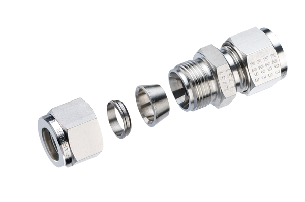 twin ferrule compression fitting