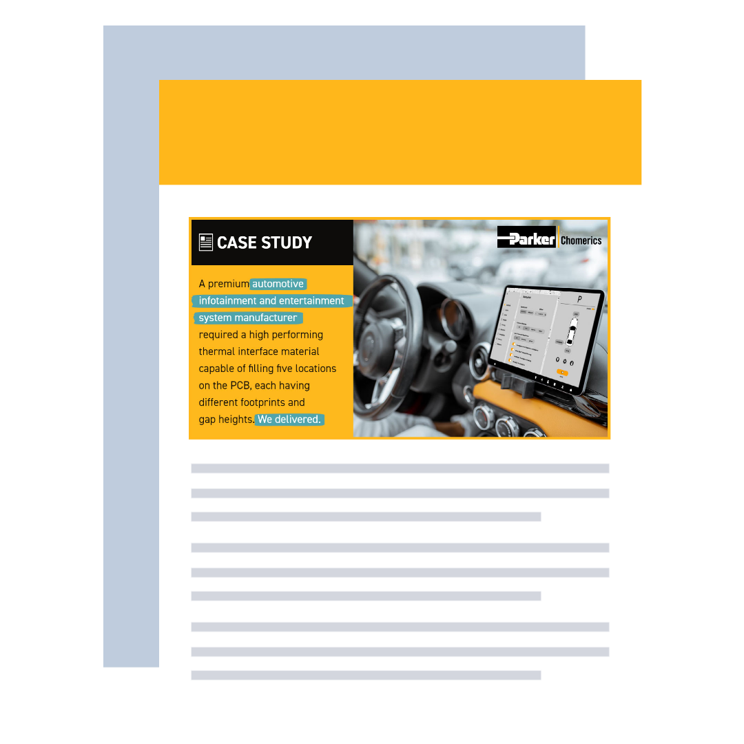 High Performing Thermal Interface Material Required for Automotive Audio Hardware Manufacturer