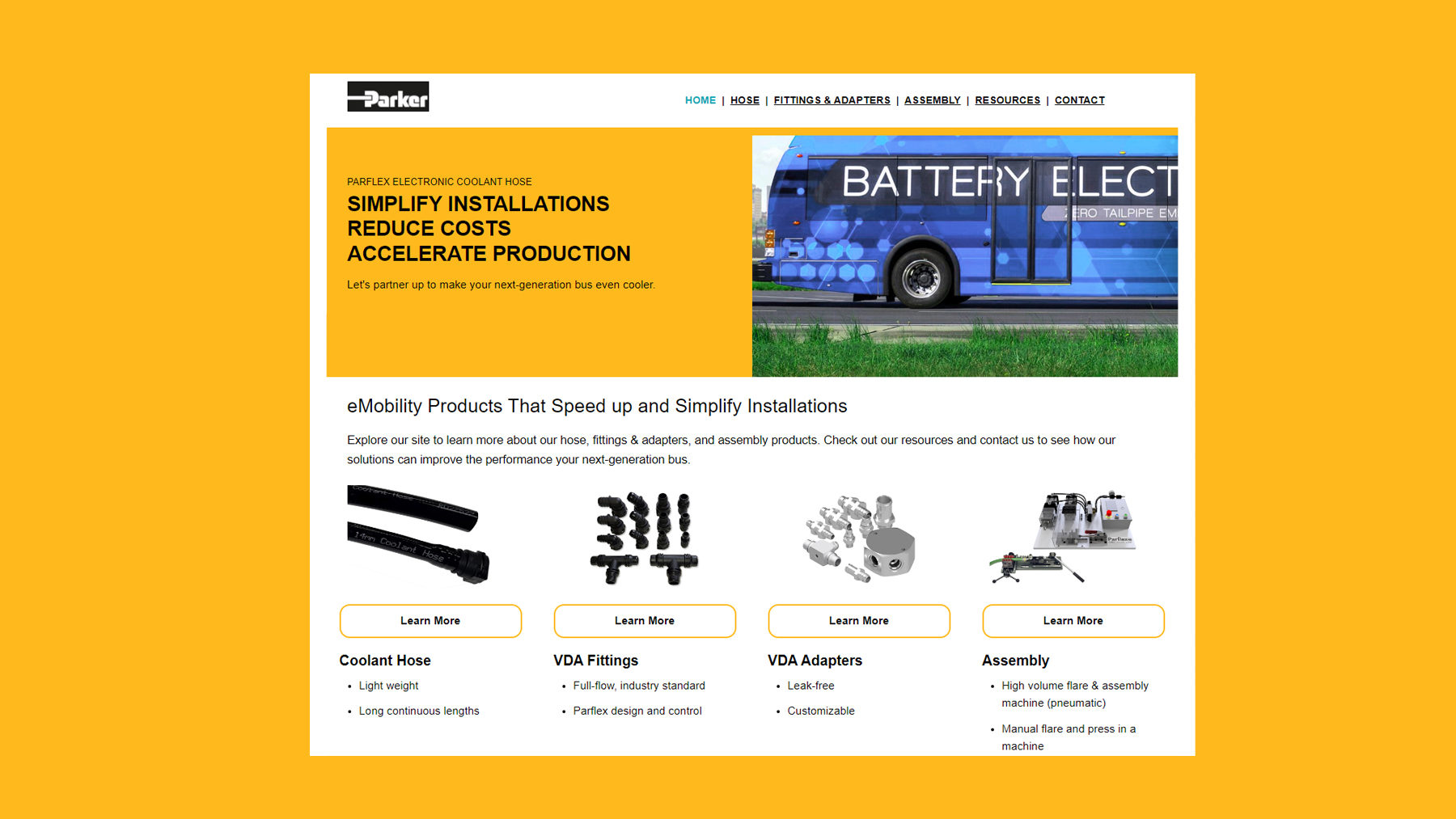 eMobility Product Site
