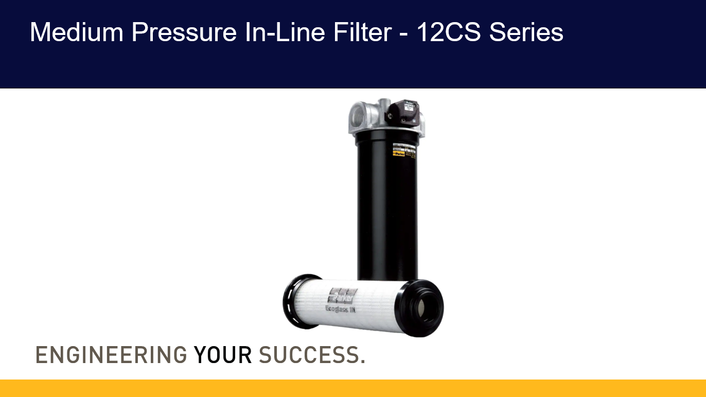 Medium Pressure In-Line Filter - 12CS Series