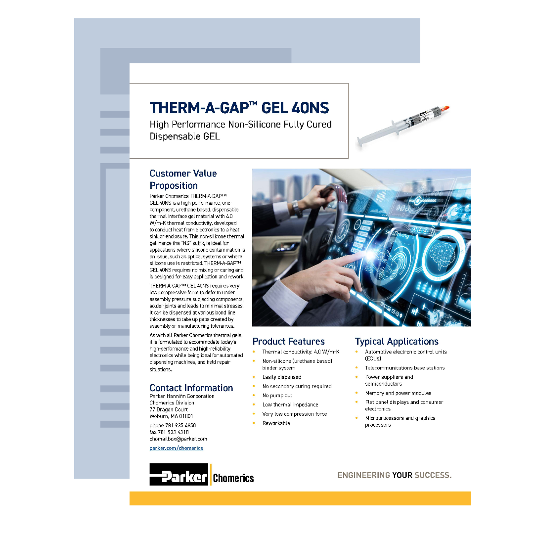 THERM-A-GAP GEL 40NS Datasheet