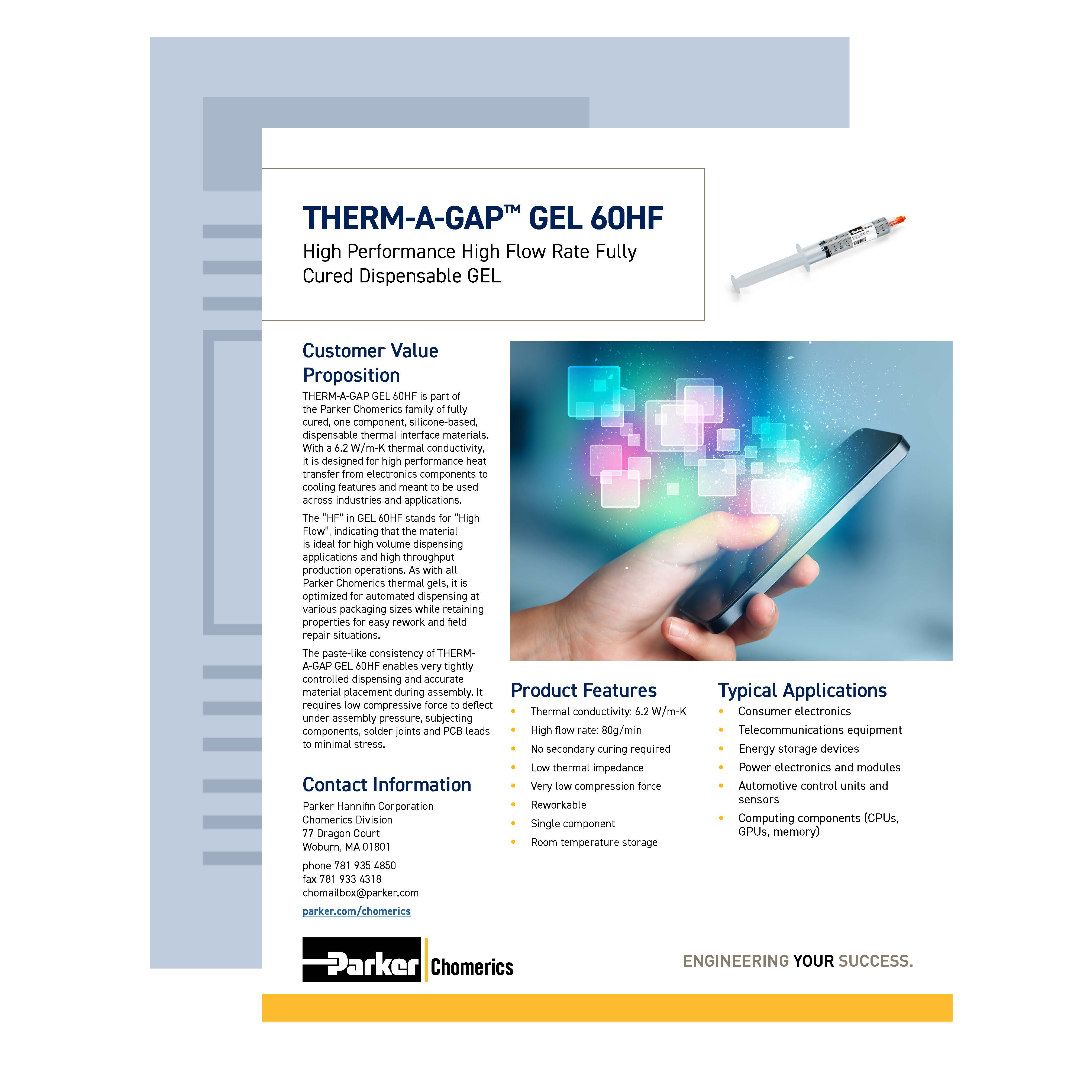 THERM-A-GAP GEL 60HF Datasheet