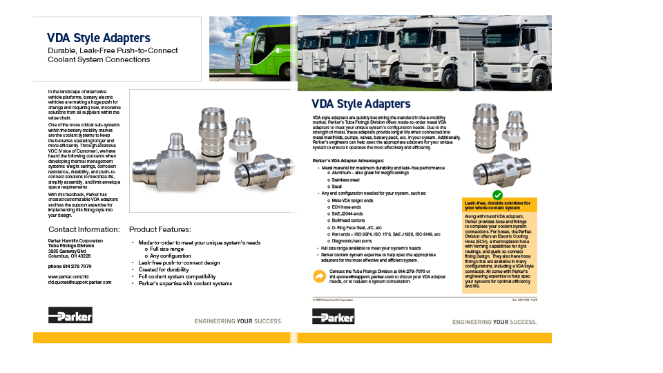VDA Adapters Brochure