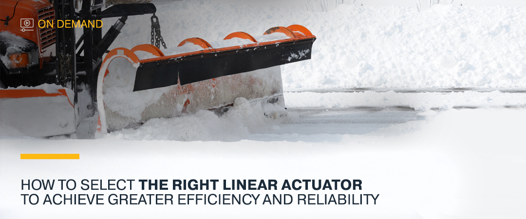 How to Select the Right Linear Actuator to Achieve Greater Efficiency and Reliability