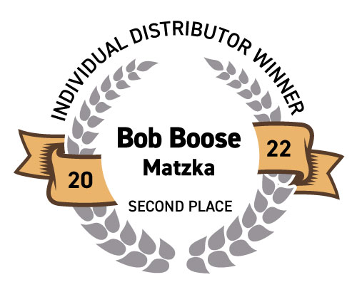 Bob Boose, Matza - Individual Distributor Winner