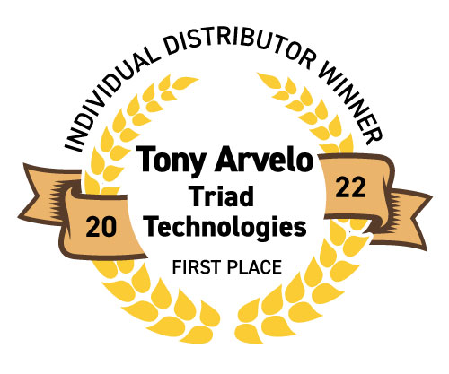 Tony Arvelo, Triad Technologies - Individual Distributor Winner