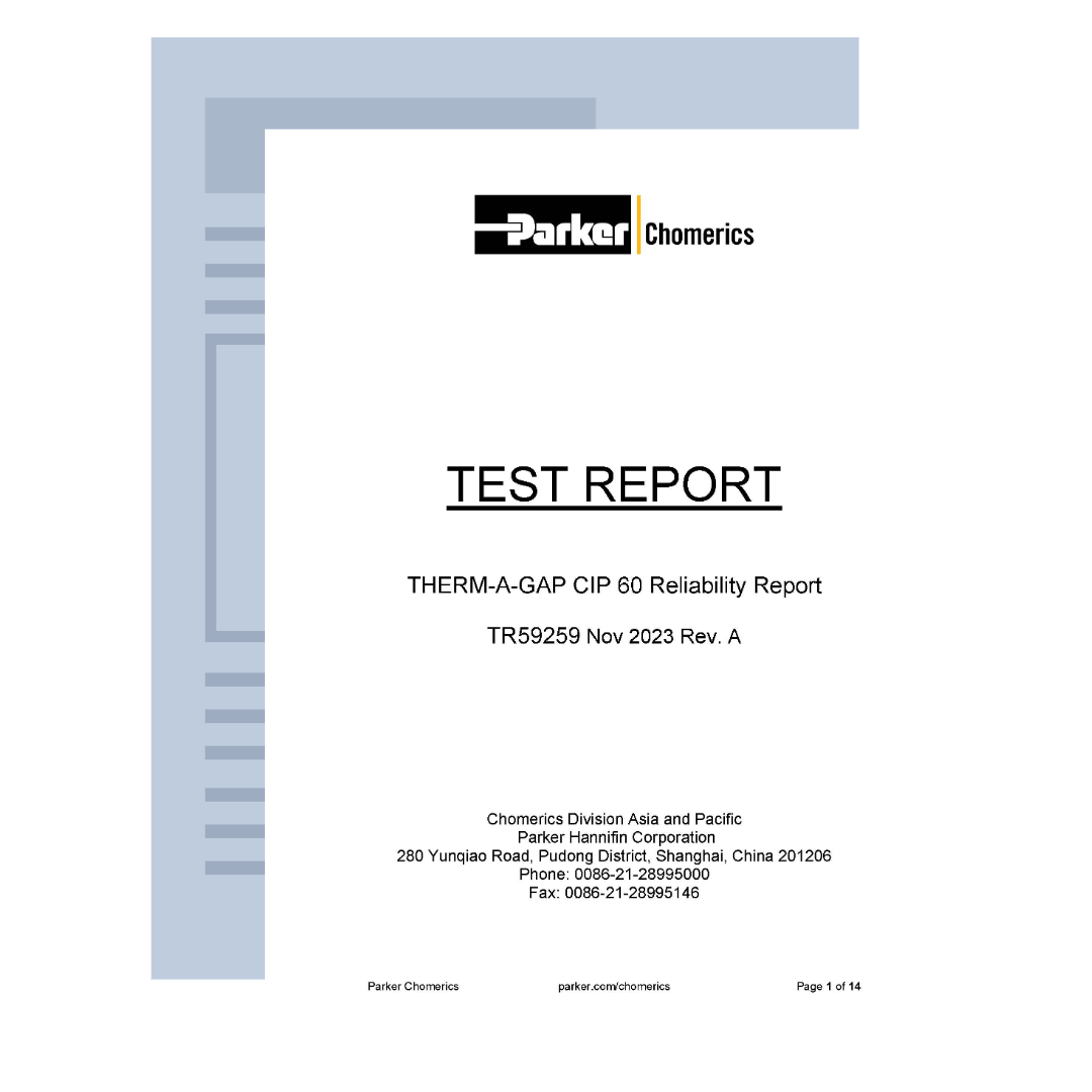 THERM-A-FORM CIP 60 Reliability Report