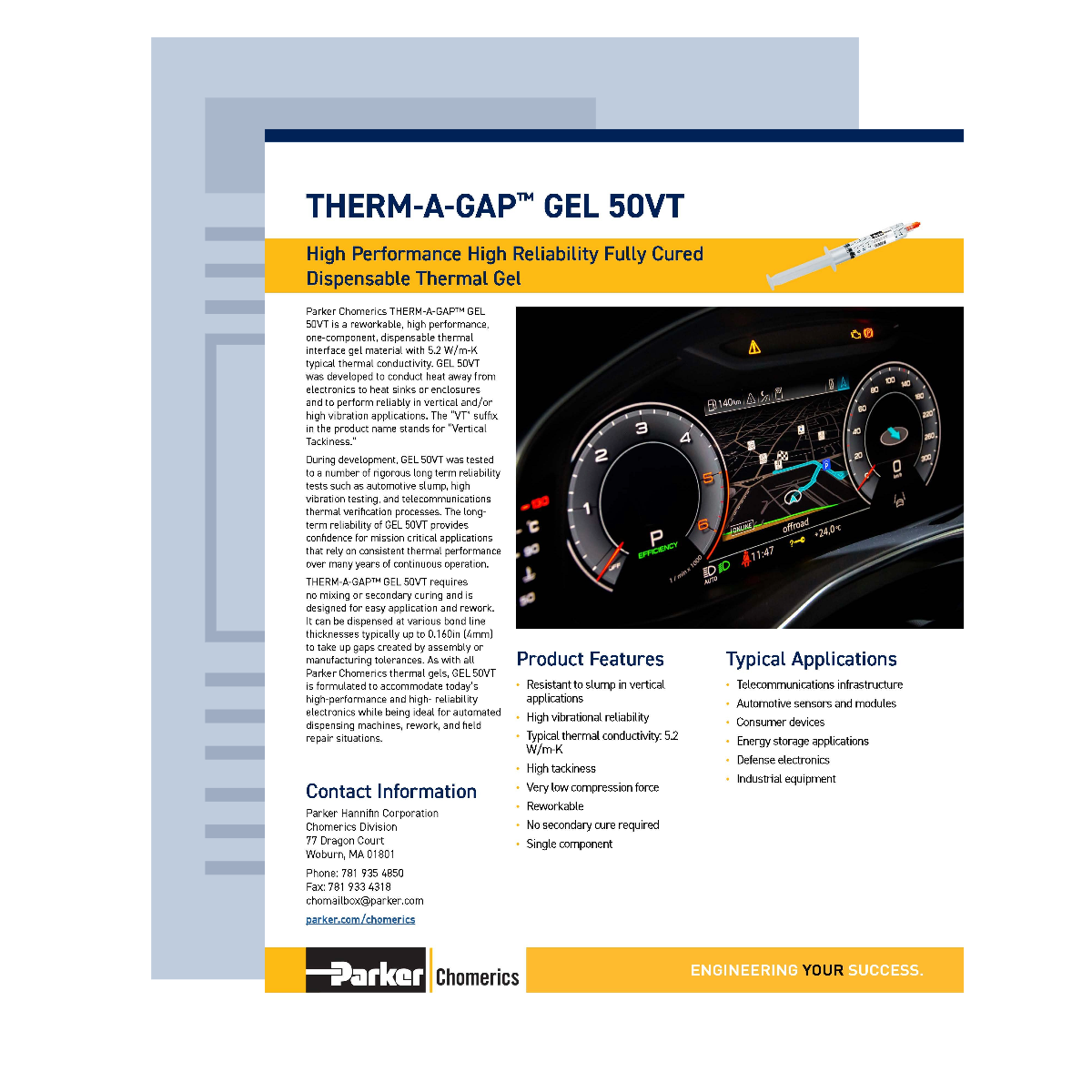  THERM-A-GAP GEL 50VT Datasheet