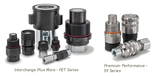 Non-Spill Threaded Quick Connect Hydraulic Couplings from Parker